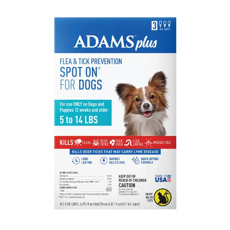 ADAMS Plus Flea & Tick Spot On for Dogs