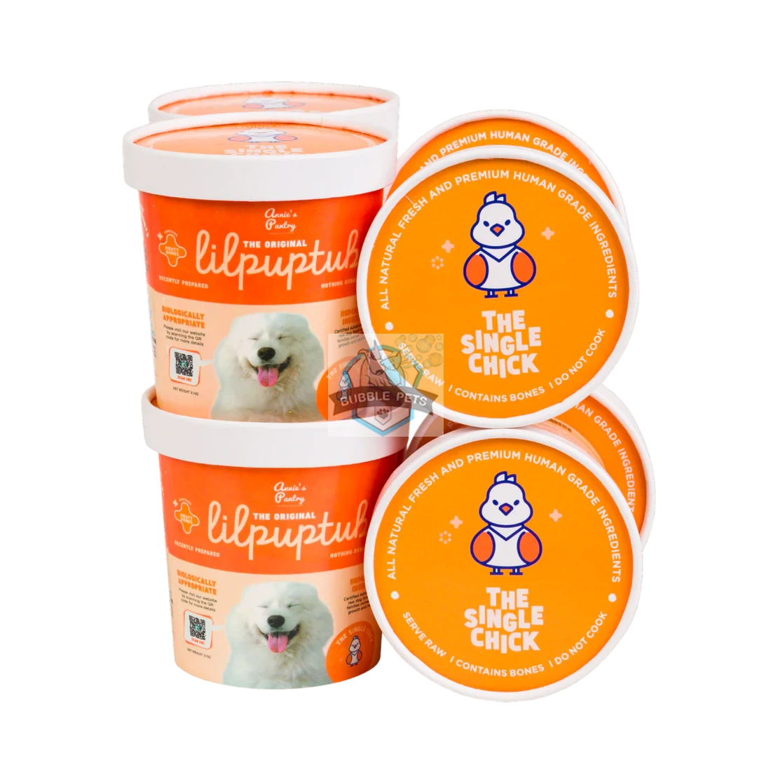 Annie's Pantry LilPupTubs Raw Dog Food (The Single Chick)