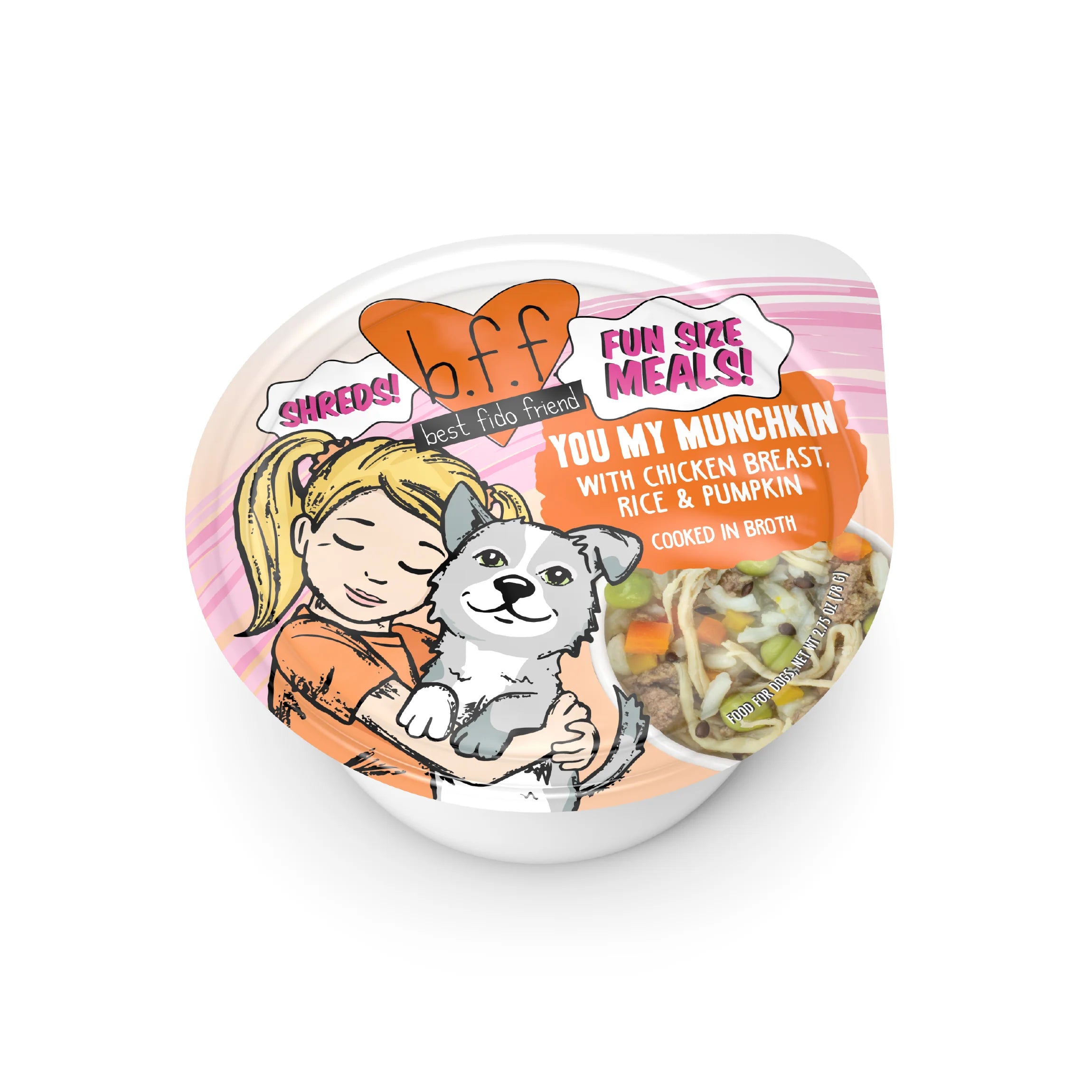 BFF Fun Size Meals  You My Munchkin with Chicken Breast, Rice & Pumpkin