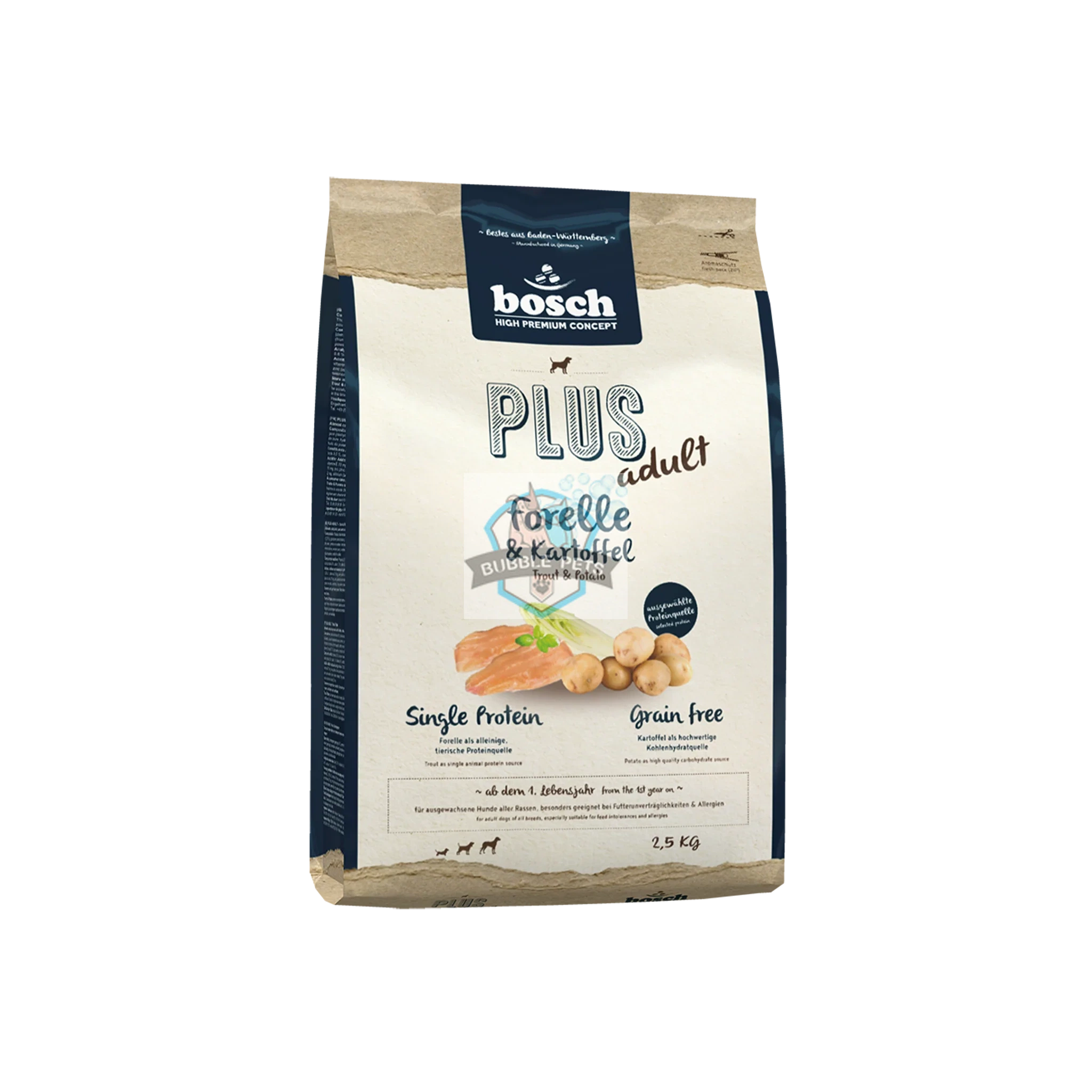 Bosch High Premium Plus Adult Trout & Potato Grain Free Dog Food