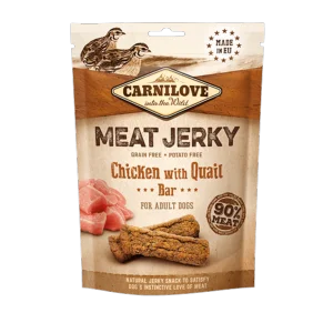 Carnilove Jerky Chicken & Quail Dog Treat 100g