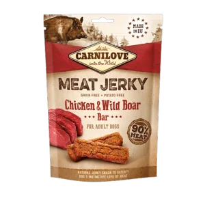 Carnilove Jerky Chicken & Wild Boar Dog Treat 100g