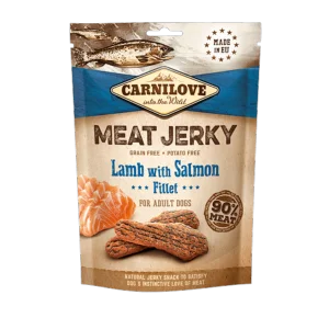 Carnilove Jerky Lamb & Salmon Dog Treat 100g