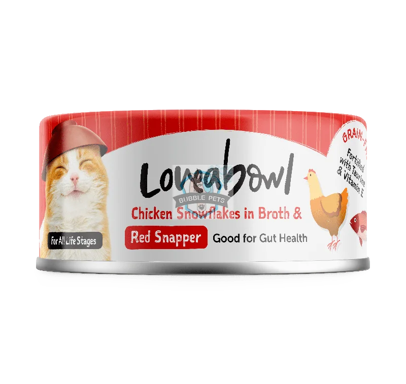 Loveabowl Chicken & Tuna in Broth Wet Cat Food 70g (Chicken & Red Snapper)