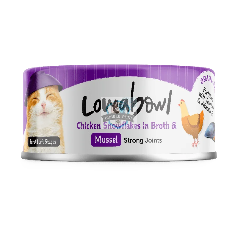 Loveabowl Chicken & Tuna in Broth Wet Cat Food 70g (Chicken & Mussel)