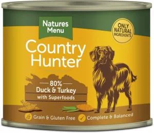 Country Hunter Dog Can Duck & Turkey 600g