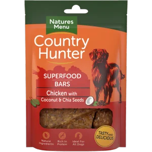 Country Hunter Superfood Bar Chicken with Coconut & Chia Seeds 100g