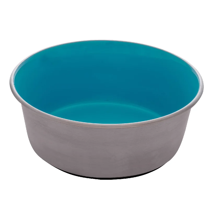 Dogit Stainless Steel Non-Skid Dog Bowl - Blue