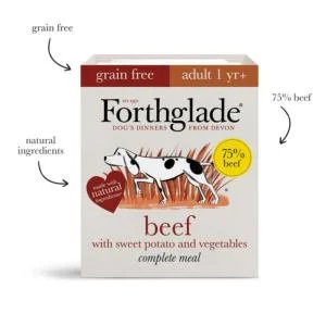 Forthglade Grain Free Beef Sweet Potato & Vegetables 395g