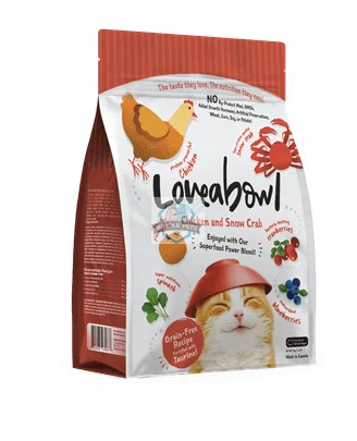 Loveabowl Chicken & Snow Crab Cat Dry Food