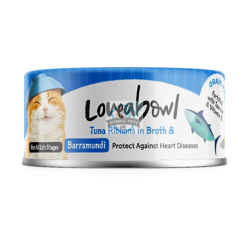 Loveabowl Chicken & Tuna in Broth Wet Cat Food 70g (Tuna & Barramundi)