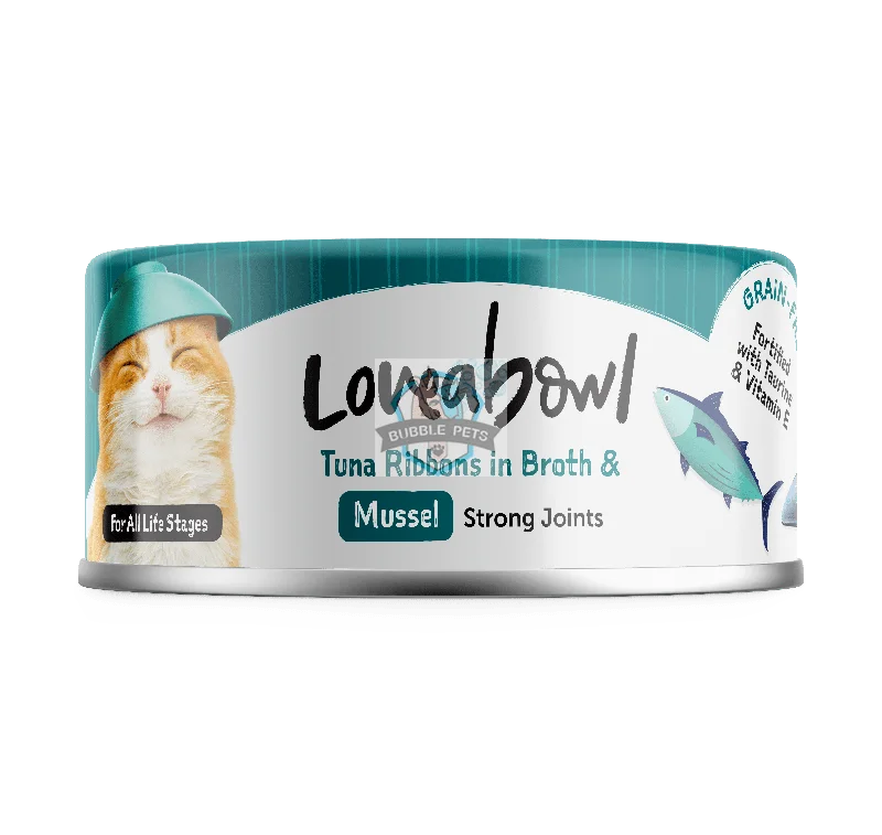 Loveabowl Chicken & Tuna in Broth Wet Cat Food 70g (Tuna & Mussel)