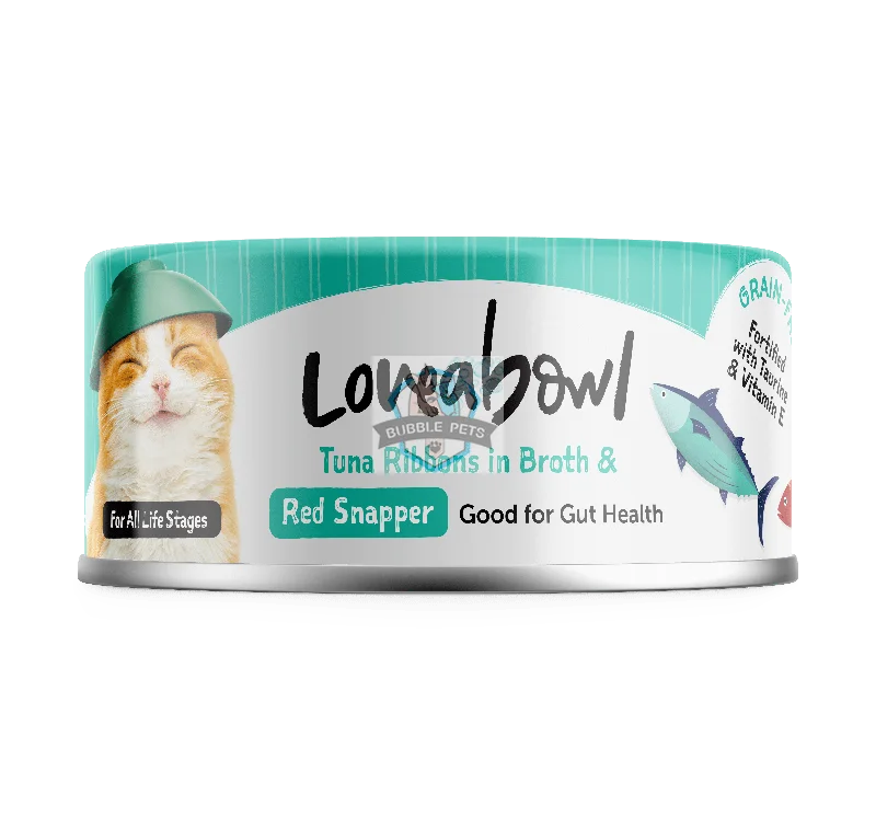 Loveabowl Chicken & Tuna in Broth Wet Cat Food 70g (Tuna & Red Snapper)