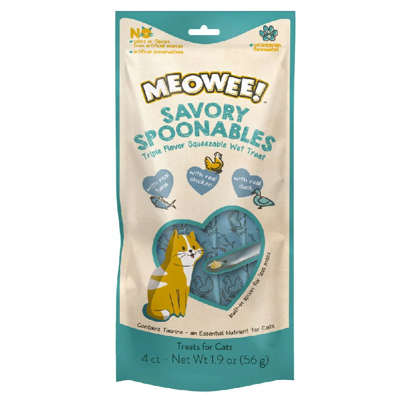 Meowee Savory Spoonables Tuna, Chicken & Duck