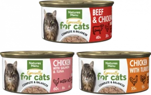 Natures Menu Cat Can Adult Multipack 85gx12