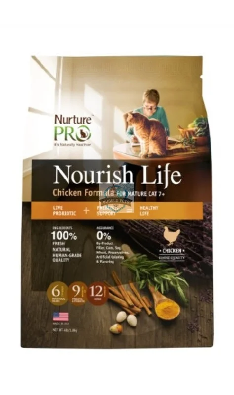 Nurture Pro Nourish Life Chicken Formula For Mature Cat 7+ Cat Food