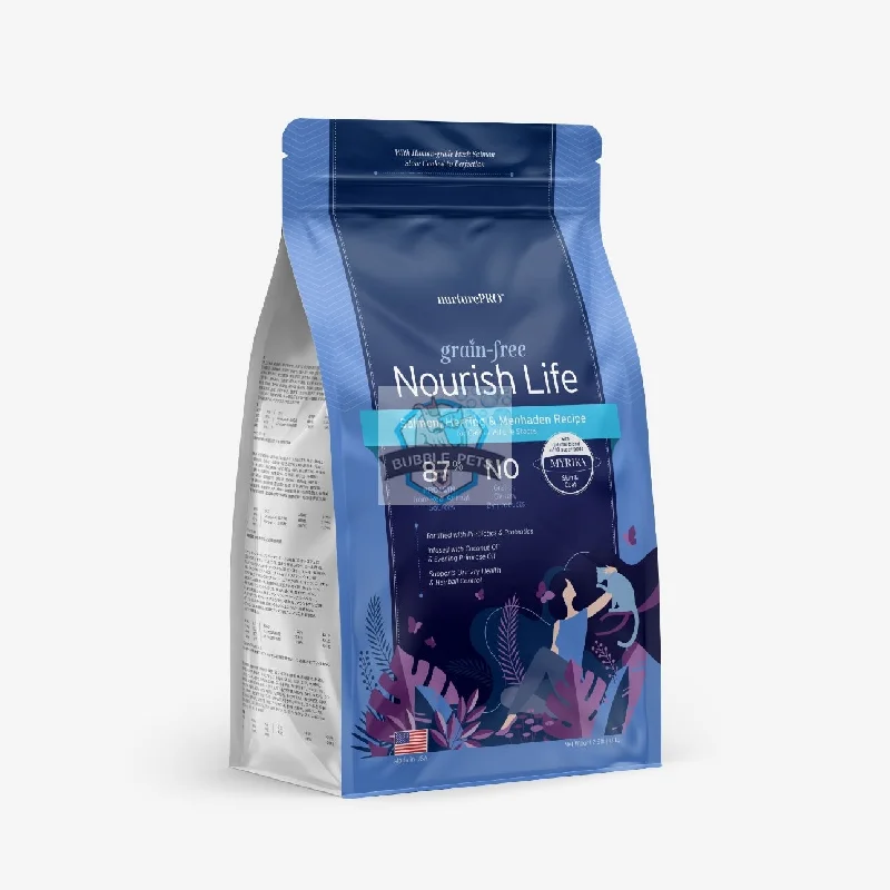 NurturePRO Nourish Life Grain Free Salmon, Herring, and Menhaden Recipe for Cats 0.227kg