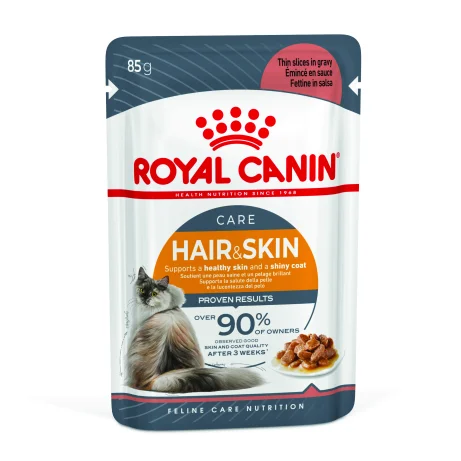 Royal Canin Skin & Hair Cat 85g (in Gravy) Sachets