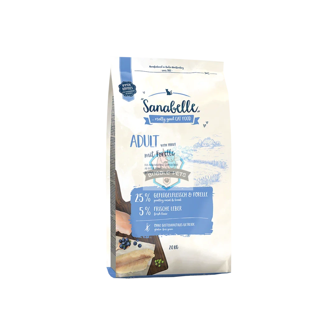 Sanabelle Adult With Fine Trout Dry Cat Food