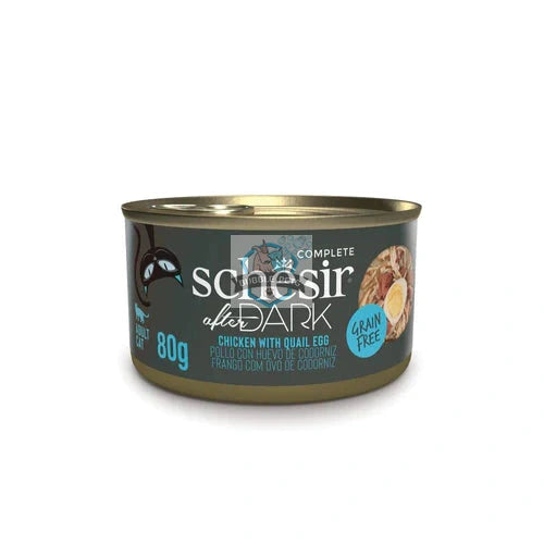 Schesir Cat After Dark Chicken With Quail Egg 80g