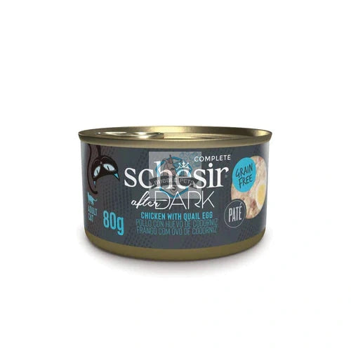 Schesir Cat After Dark Chicken with Quail Egg Pate 80g