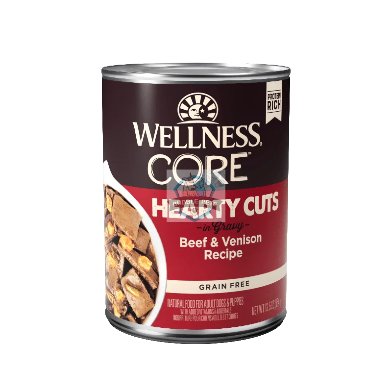 Wellness CORE Grain-Free Hearty Cuts in Gravy Gravy Beef & Venison Wet Dog Food