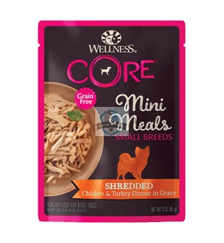 Wellness CORE Small Breed Mini Meals - Shredded Chicken & Turkey Wet Dog Food