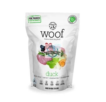 Woof Duck Freeze Dried Raw Dog Food