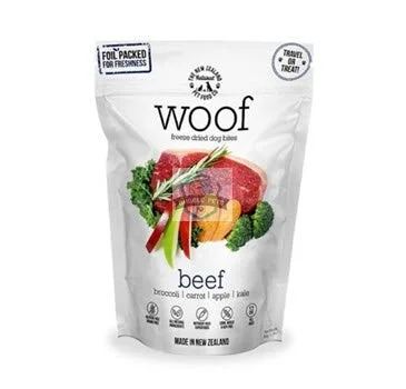 Woof Freeze Dried Raw Beef Dog Food