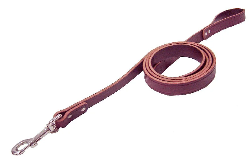 BARGAIN BIN Weaver Leather Flat Leather Dog Leash 1" X 4'