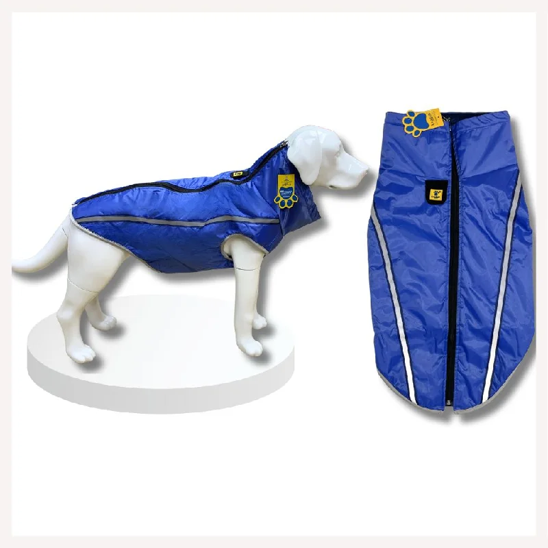 A+a Pets' Luxurious Rain & Wind' Protector Jacket for Dogs - Blue