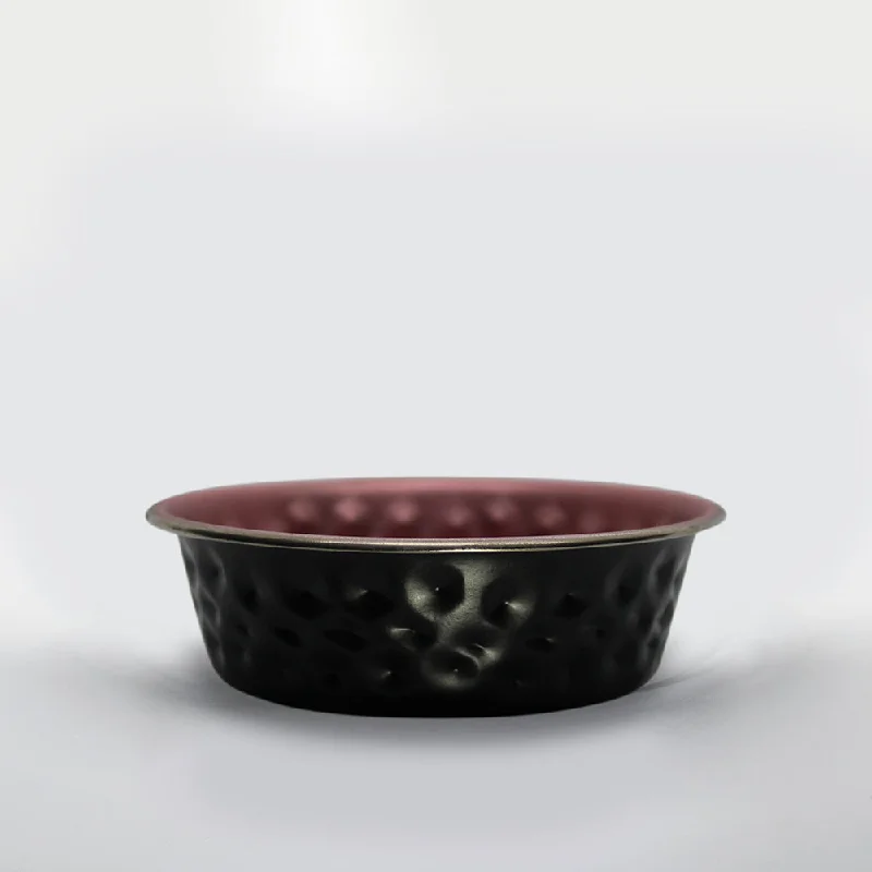 Baxter & Bella™ Hammered Bowl - Rose Gold & Black