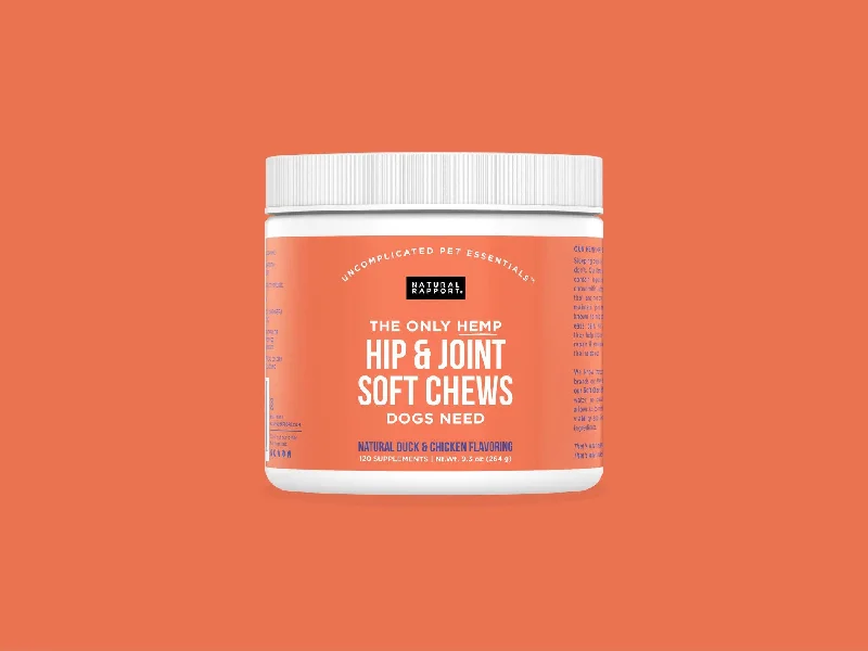 The Only Hip & Joint Soft Chews Dogs Need: 120 count jar