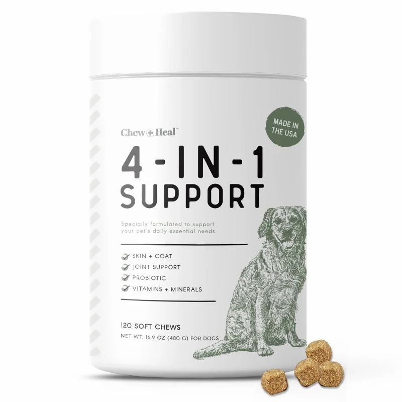 Chew + Heal 4-IN-1 Vitamins and Minerals To Improve Support