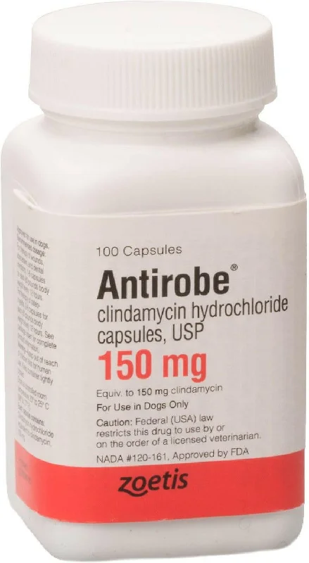 Antirobe (clindamycin hydrochloride) Capsules, 150mg