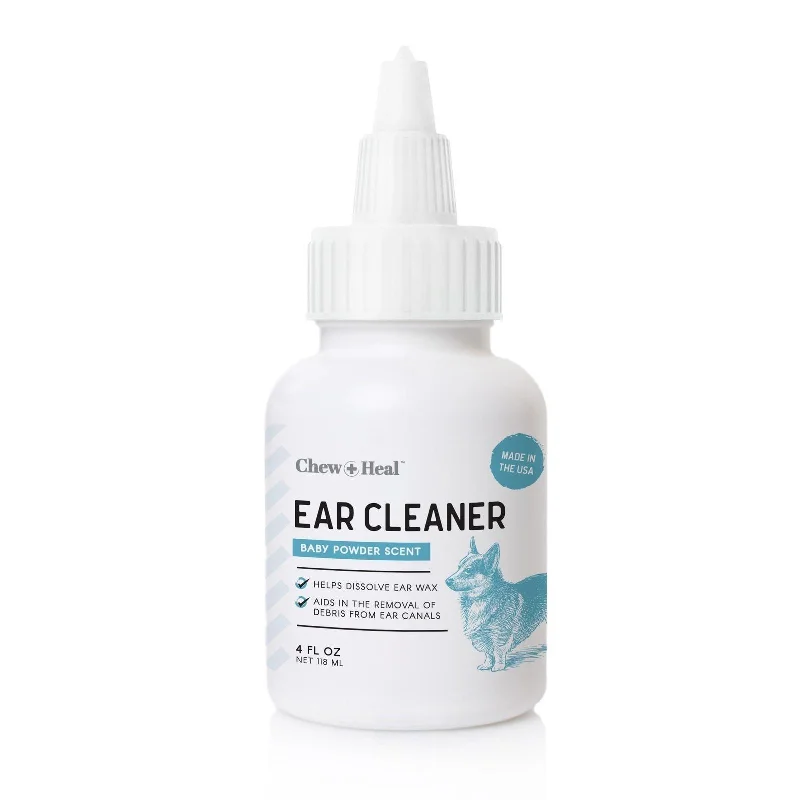 Chew + Heal Dog and Cat Ear Cleaner Drops