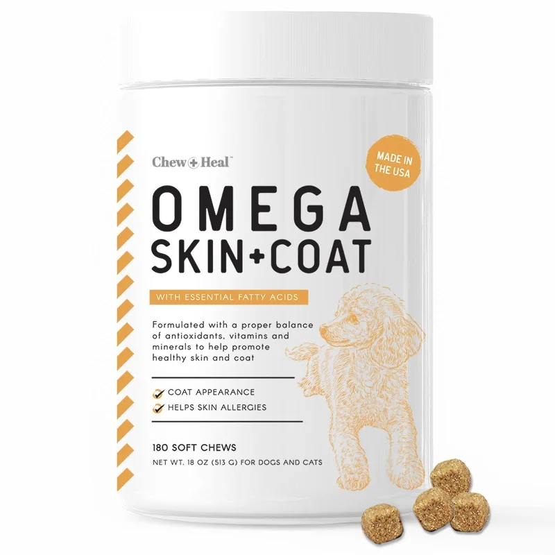 Chew + Heal Omega Skin & Coat Supplement