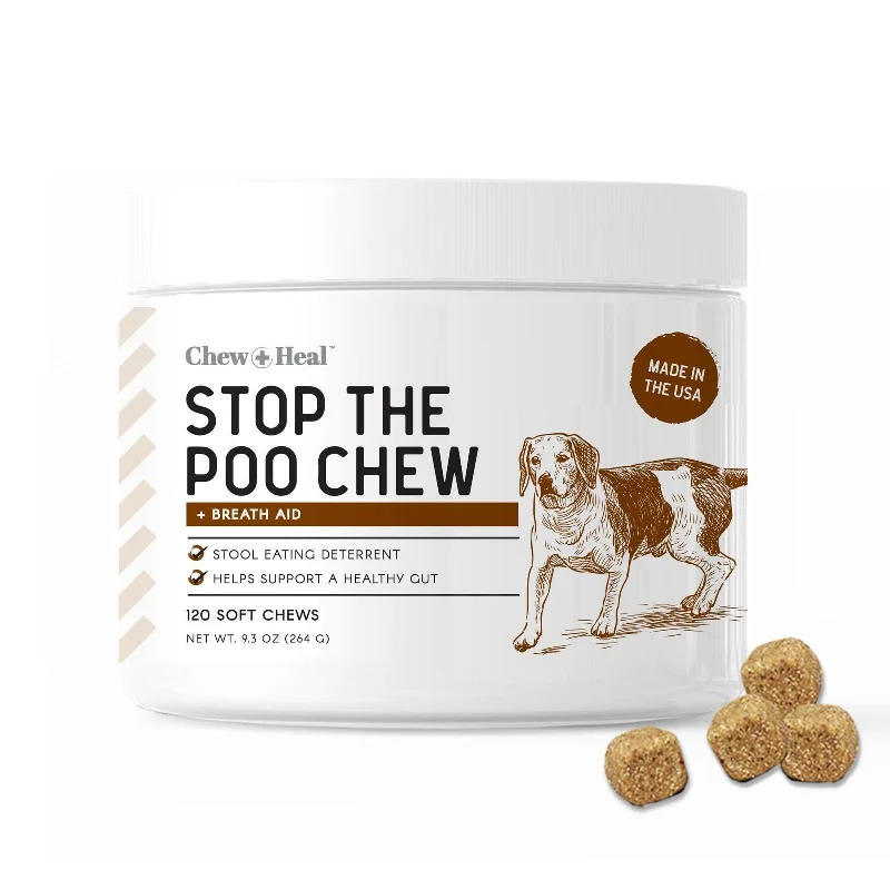 Chew + Heal Stop The Poo Chew