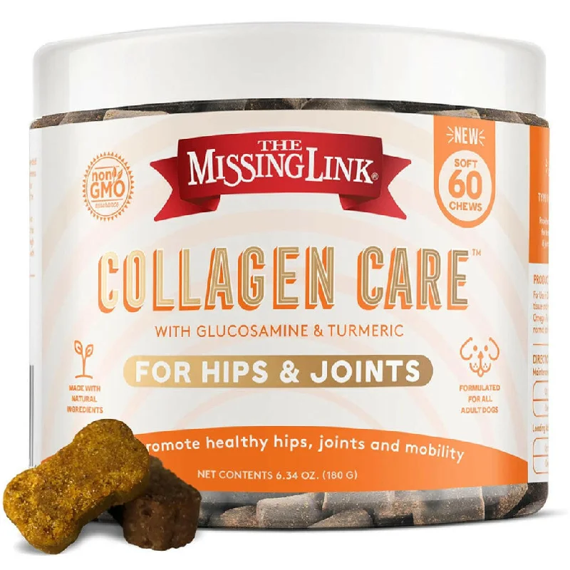 The Missing Link Collagen Care Hips & Joints Soft Chews for Dogs