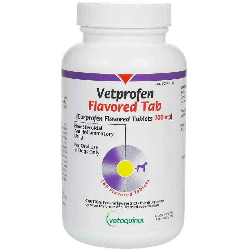 Vetprofen (Carprofen) 100mg Flavored Tablets - Pain Relief for Dogs