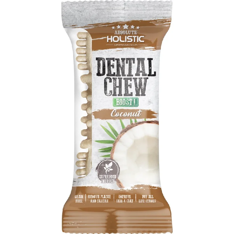 12 FOR $12: Absolute Holistic Boost Coconut Grain-Free Dental Dog Chew 25g