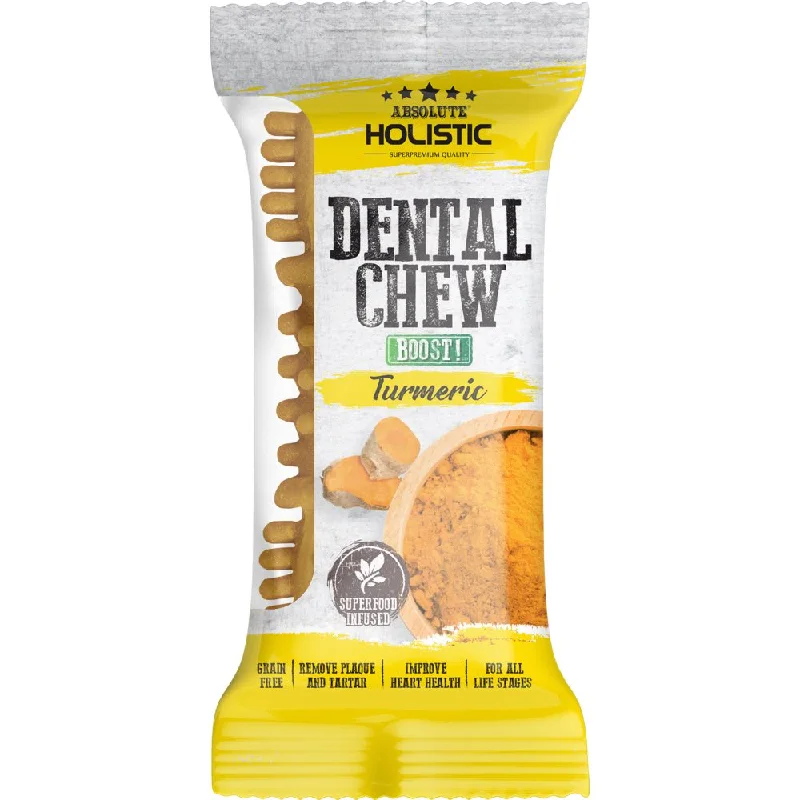 12 FOR $12: Absolute Holistic Boost Turmeric Grain-Free Dental Dog Chew 25g