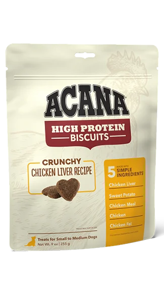 ACANA High Protein Biscuits: Chicken Liver Recipe