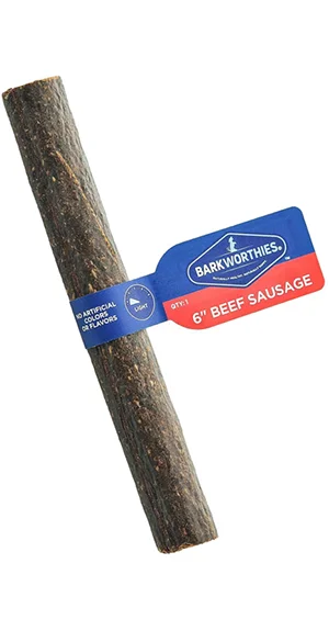 Barkworthies 6" Beef Sausage