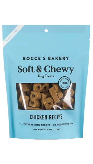 Bocce's Bakery Soft & Chewy Treats: Chicken Recipe