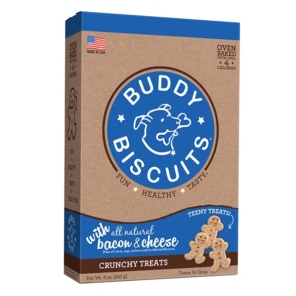 Buddy Biscuits Healthy Whole Grain Oven Baked Teeny Treats: Bacon & Cheese 227g