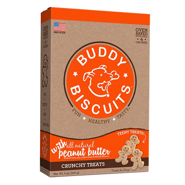 Buddy Biscuits Healthy Whole Grain Oven Baked Teeny Treats: Peanut Butter 227g