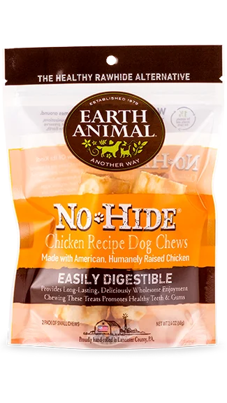 Earth Animal No Hide Chews: Chicken (2-pack)