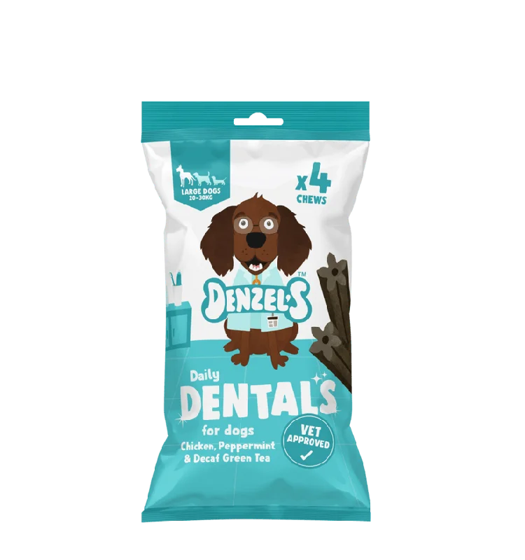 Denzels Dog Treats-  Daily Dental Chews Large Chicken