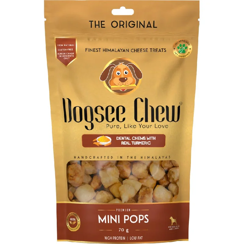 30% OFF: Dogsee Chew Mini Pops Himalayan Cheese Turmeric Grain-Free Dog Treats 70g